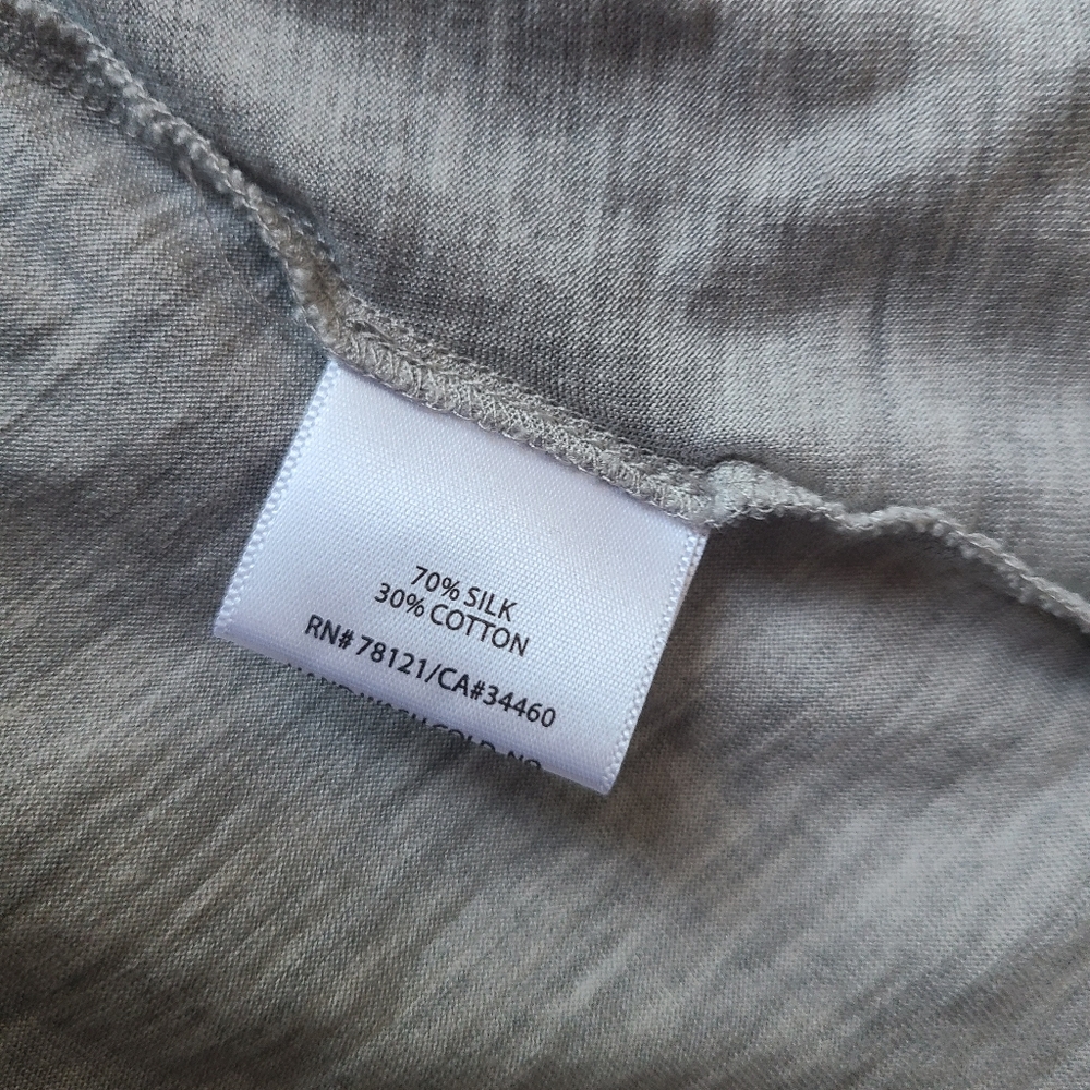 Eileen Fisher Gray Sleeveless Top Women's Size M - Picture 6 of 6